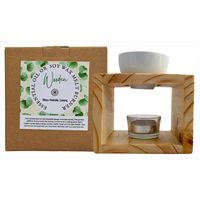 Bliss Holistic Living Wooden Soy Wax Burner